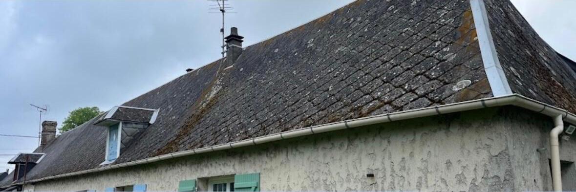 Toiture avant remise en résine - LC Habitat Berck